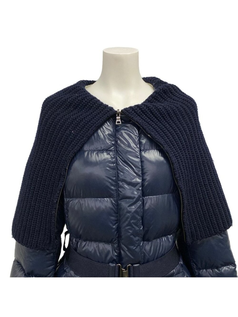 Prada Sport Down Coat M Dark Navy 40 - Picture 13 of 14
